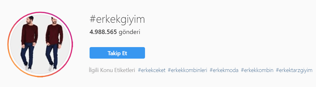 instagram en popüler hashtag