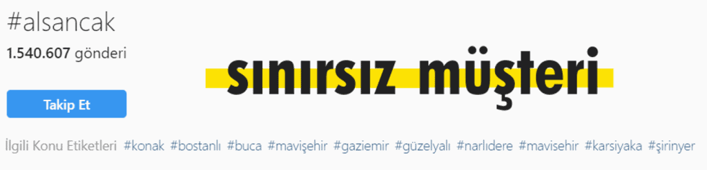 Instagram Müşteri Bulma: Önerilen Hashtag'ler